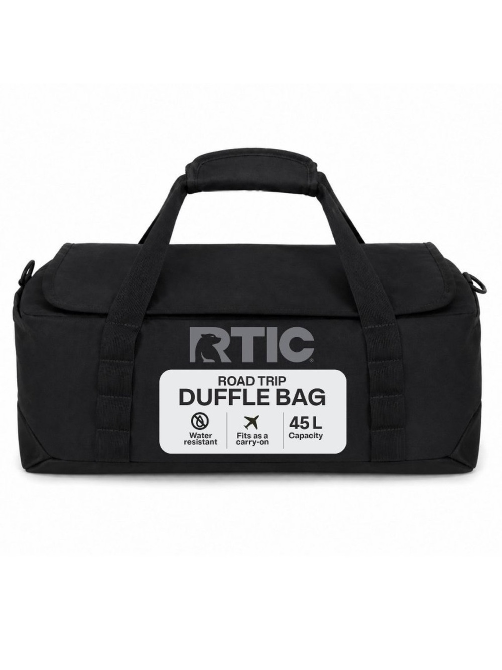 RTIC Road Trip Collapsible Duffel Bag - Black